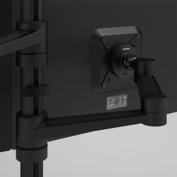 Dubbele monitor-arm met gasveer